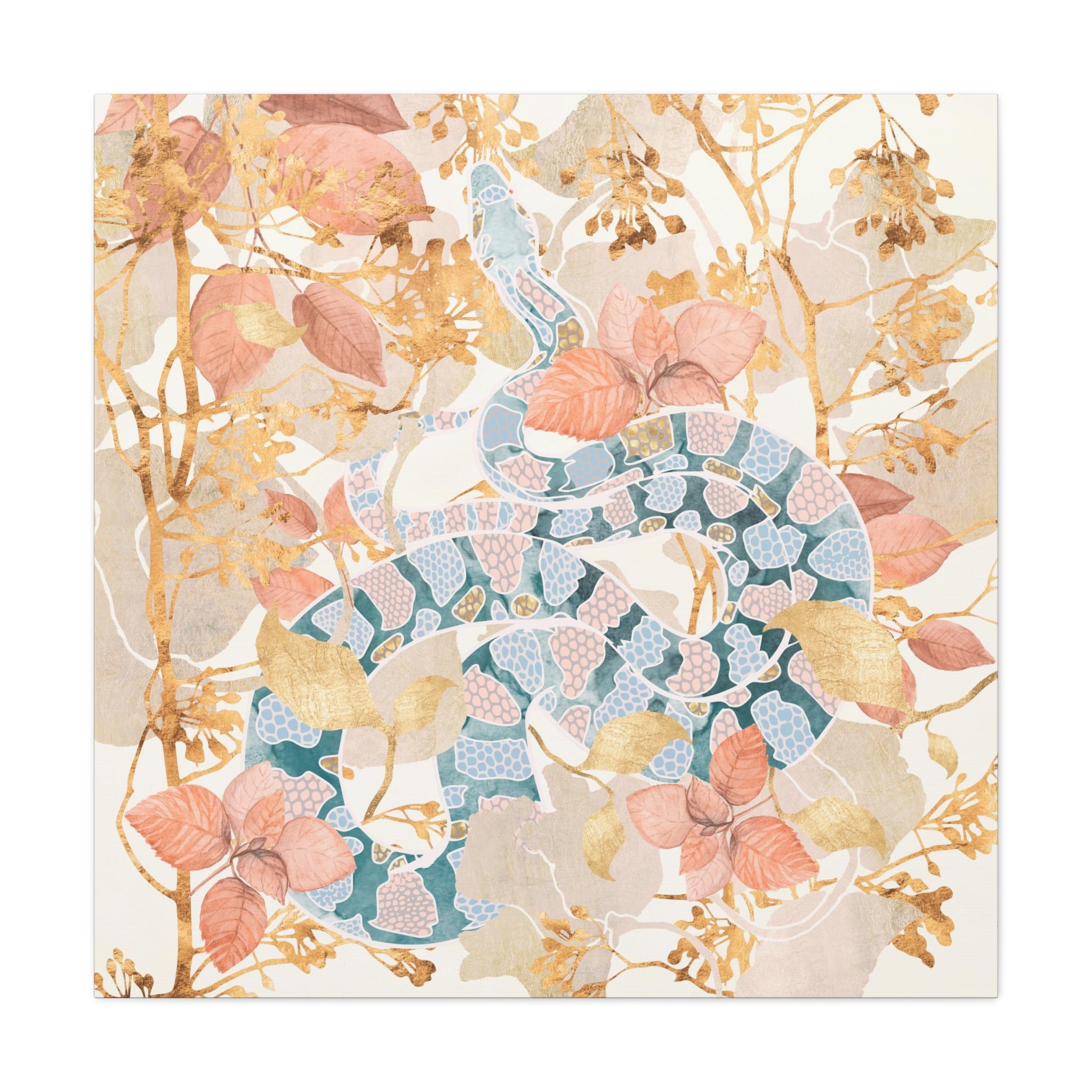 Coral Spring Garden Matte Canvas, Stretched, No Frame