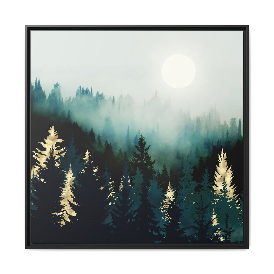 Forest Glow - Matte Canvas, Framed (Multi-color)