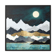 Ocean Stars - Matte Canvas, Framed (Multi-color)