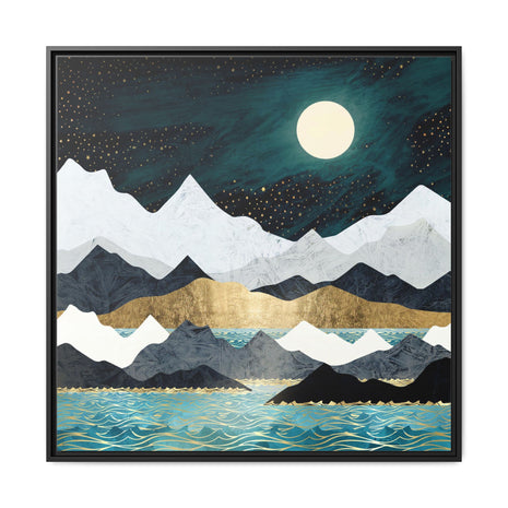 Ocean Stars - Matte Canvas, Framed (Multi-color)