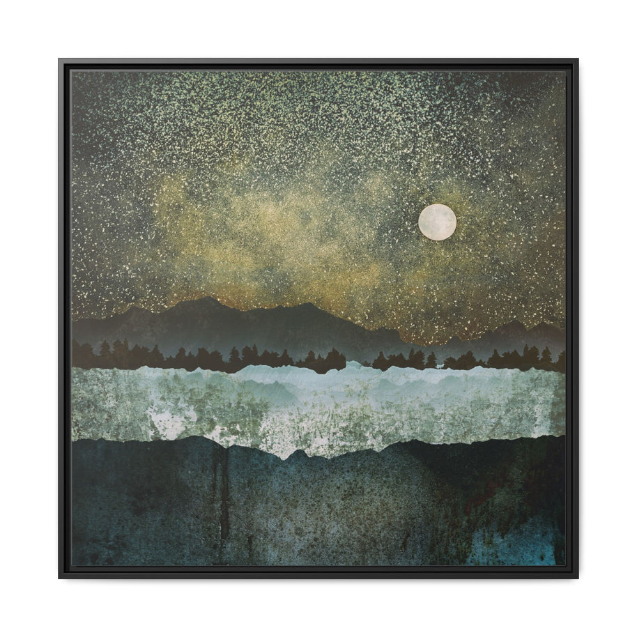 Stars - Matte Canvas, Framed (Multi-color)