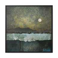 Stars - Matte Canvas, Framed (Multi-color)