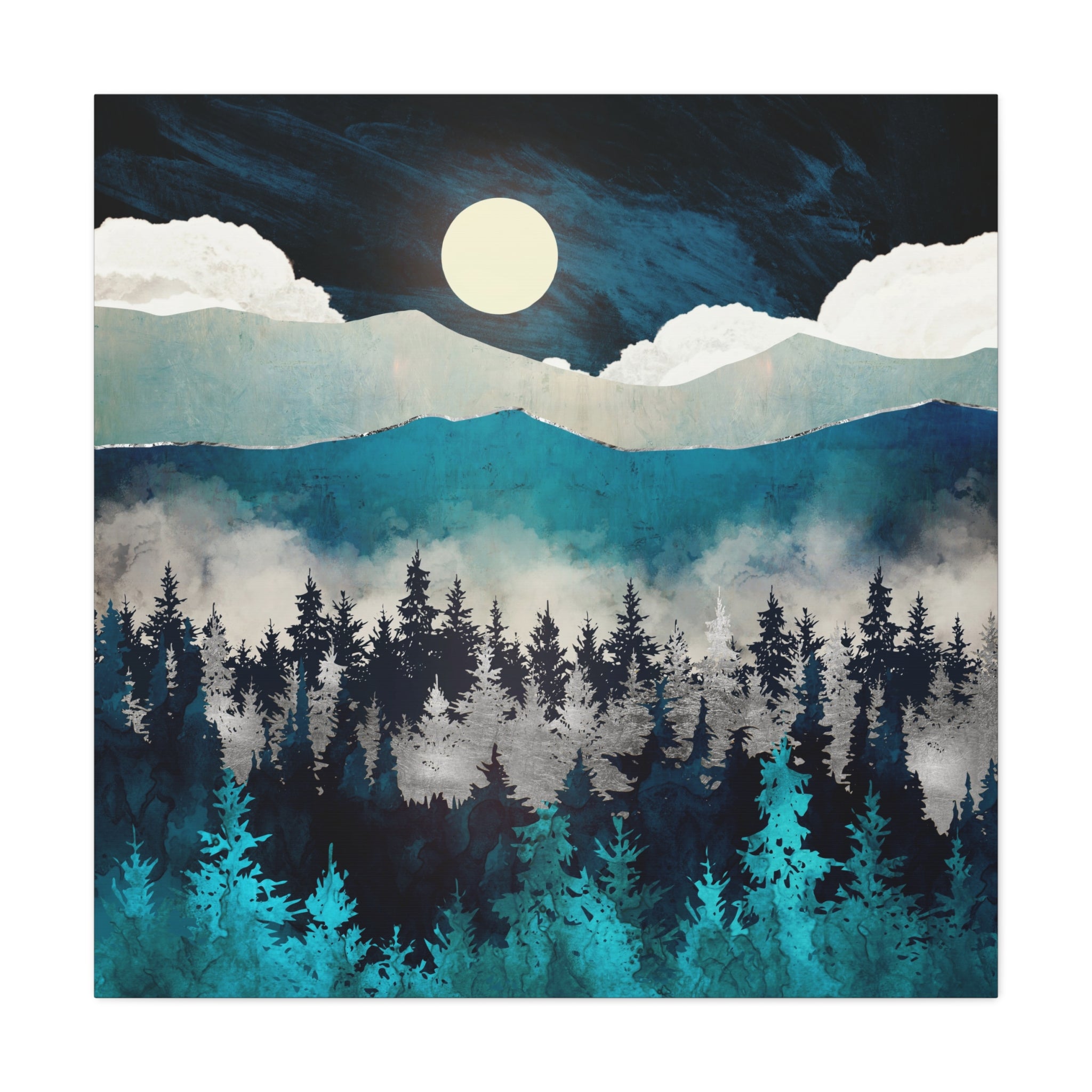 Evening Mist Matte Canvas, Stretched, No Frame