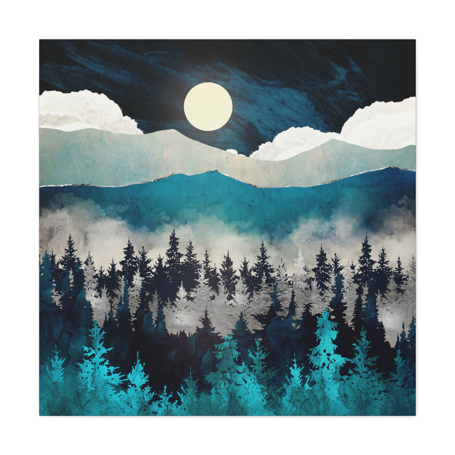 Evening Mist Matte Canvas, Stretched, No Frame