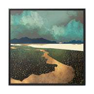 Distant Land - Matte Canvas, Framed (Multi-color)