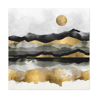 Golden Spring Moon Matte Canvas, Stretched, No Frame