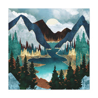 River Vista Matte Canvas, Stretched, No Frame