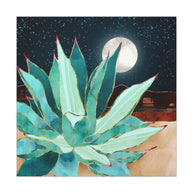 Desert Agave Matte Canvas, Stretched, No Frame