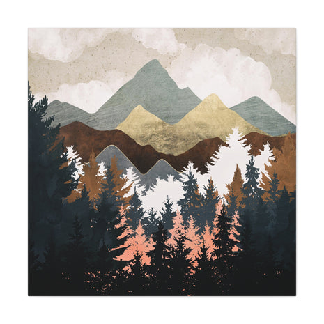 Forest View Matte Canvas, Stretched, No Frame
