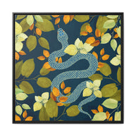 Autumn Serpent Garden - Matte Canvas, Framed (Multi-color)