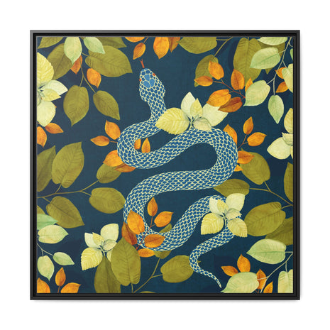 Autumn Serpent Garden - Matte Canvas, Framed (Multi-color)