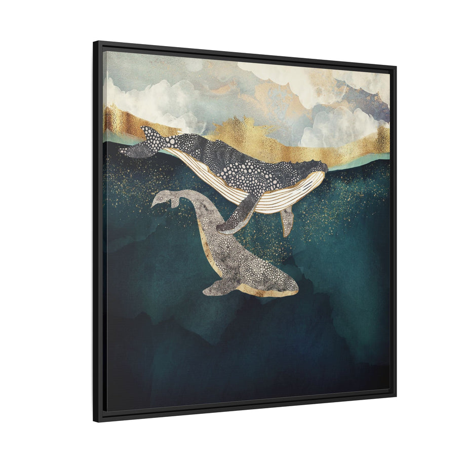 Bond II - Matte Canvas, Framed (Multi-color)