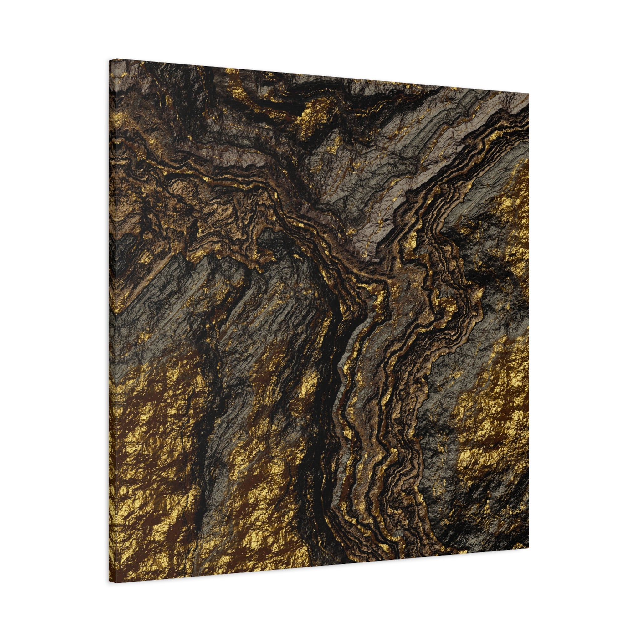 Golden Slate Matte Canvas, Stretched, No Frame