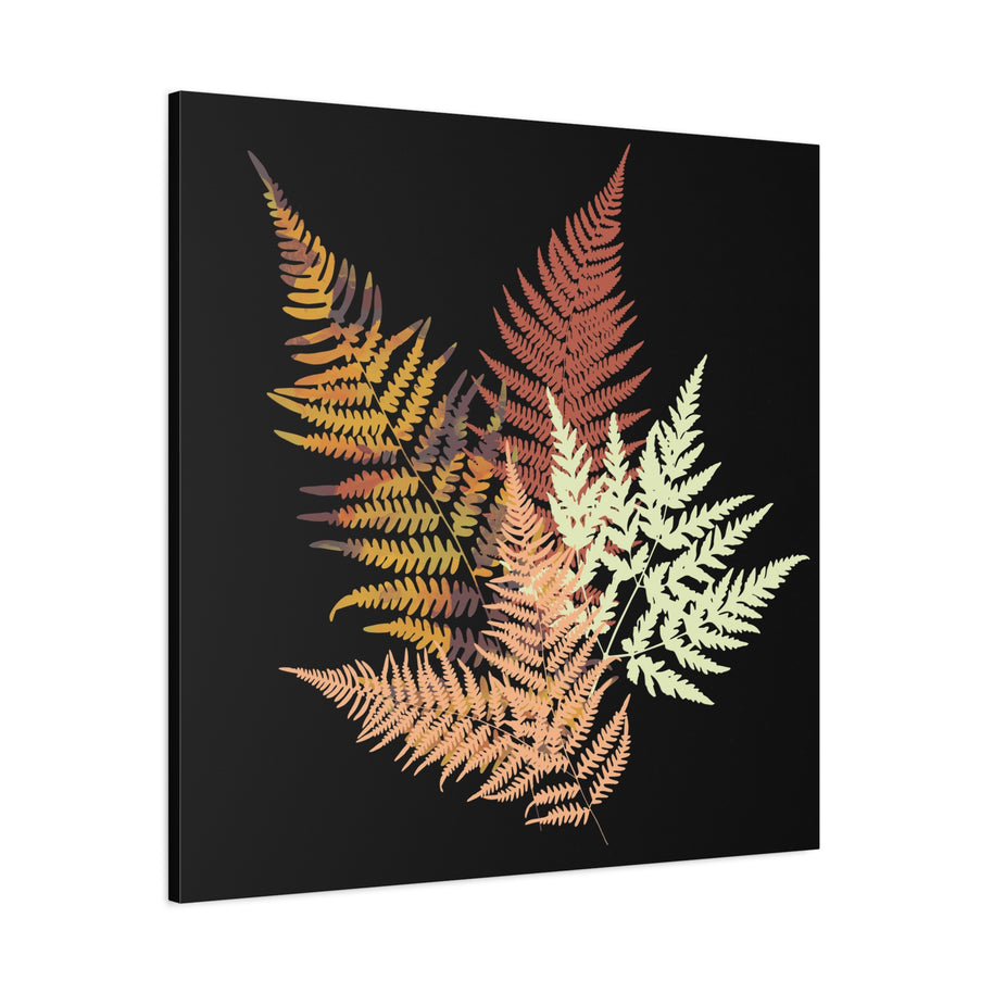 Autumn Fern Matte Canvas, Stretched, No Frame