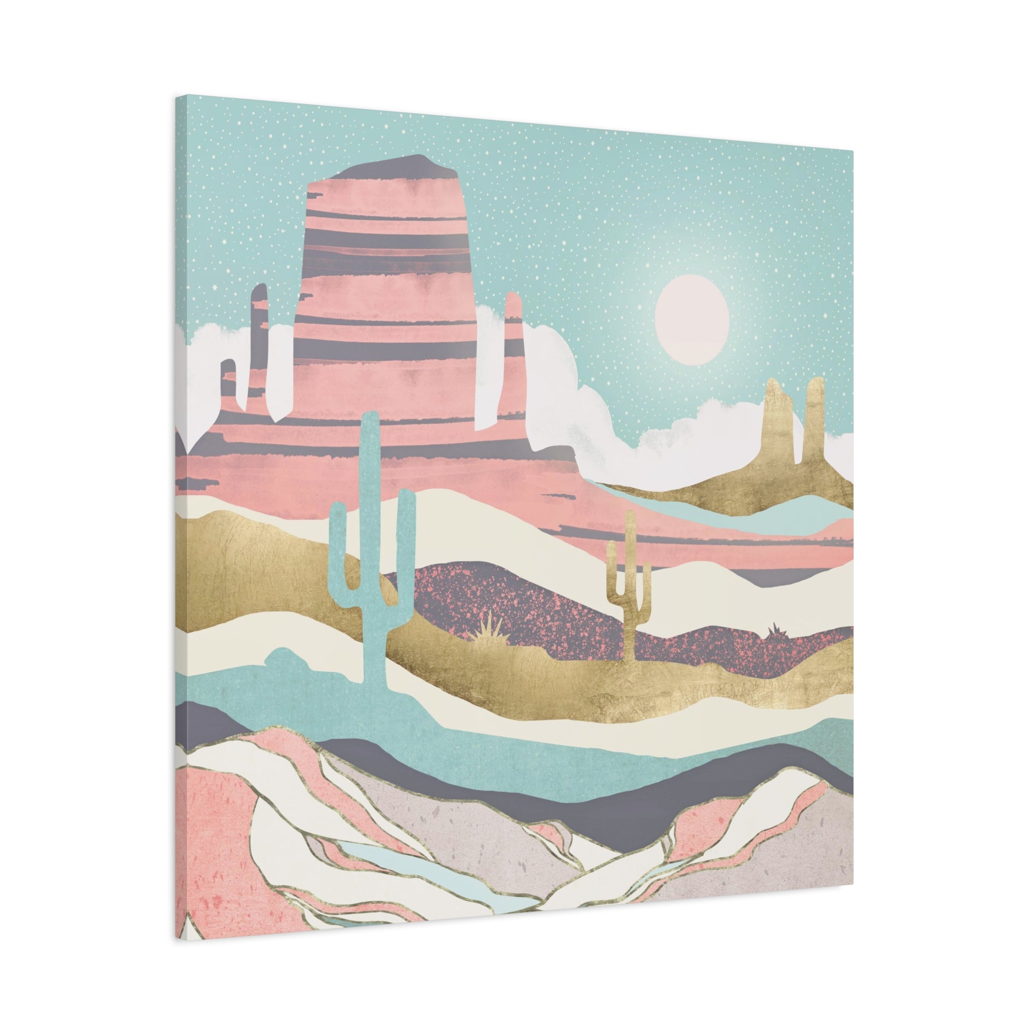 Desert Sun Matte Canvas, Stretched, No Frame