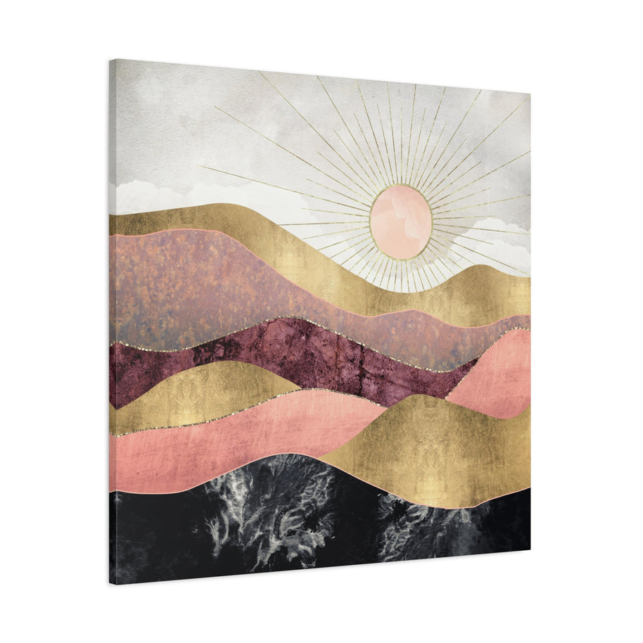 Blush Sun Matte Canvas, Stretched, No Frame