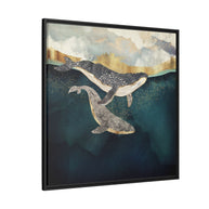 Bond II - Matte Canvas, Framed (Multi-color)