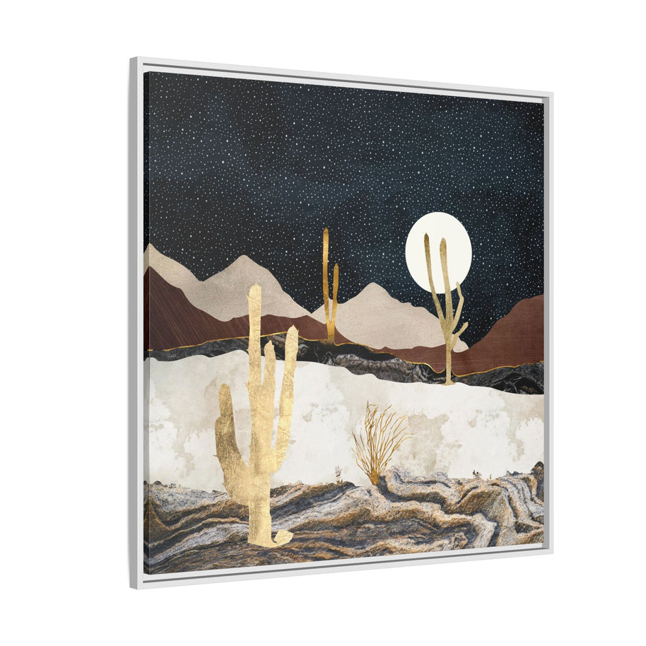 Desert View - Matte Canvas, Framed (Multi-color)