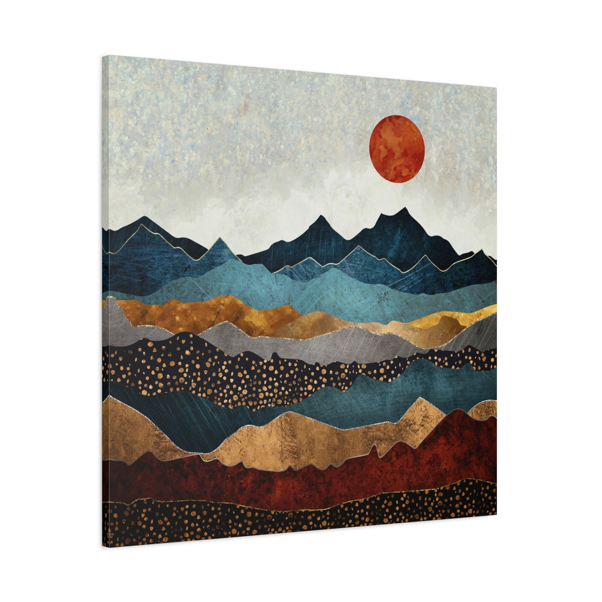 Amber Dusk Matte Canvas, Stretched, No Frame