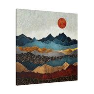 Amber Dusk Matte Canvas, Stretched, No Frame