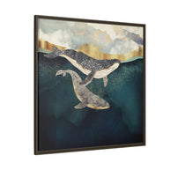 Bond II - Matte Canvas, Framed (Multi-color)
