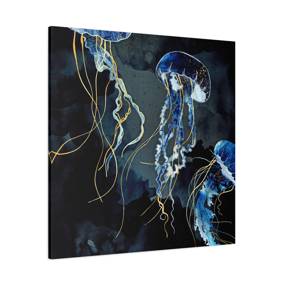 Metallic Ocean III Matte Canvas, Stretched, No Frame