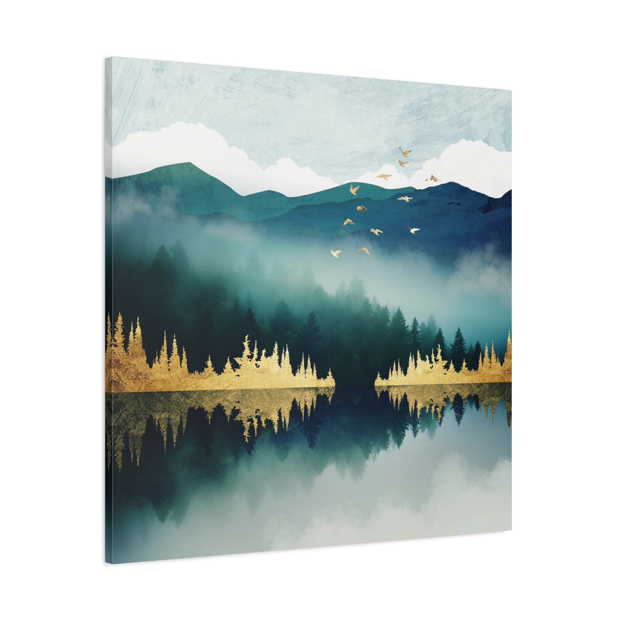 Mist Reflection Matte Canvas, Stretched, No Frame
