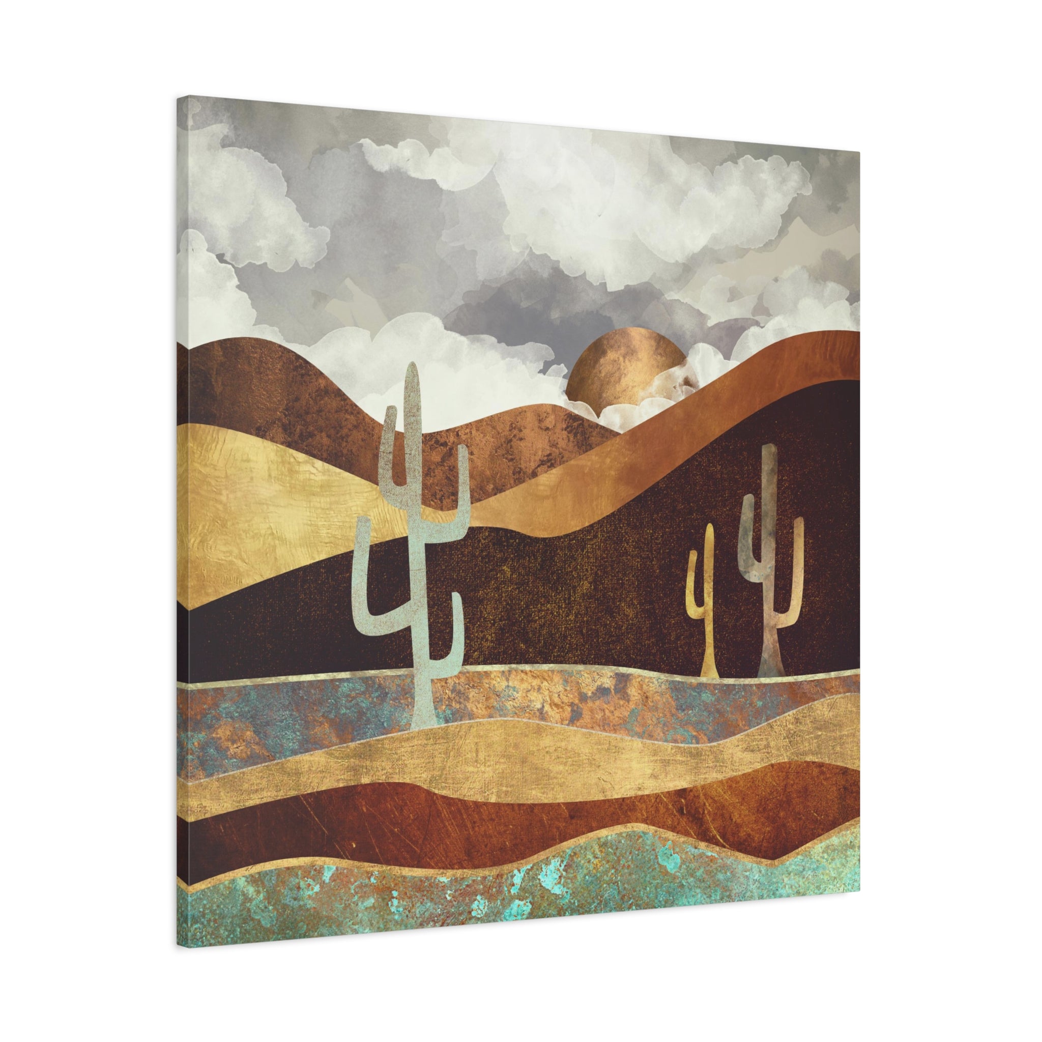Patina Desert Matte Canvas, Stretched, No Frame
