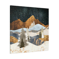 Winter Stars Matte Canvas, Stretched, No Frame