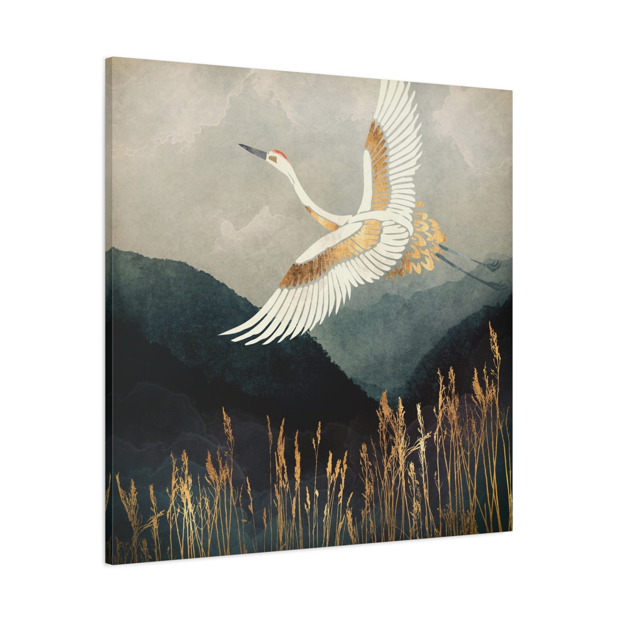 Elegant Flight Matte Canvas, Stretched, No Frame