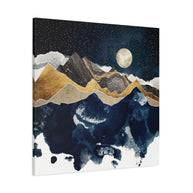 Midnight Winter Matte Canvas, Stretched, No Frame