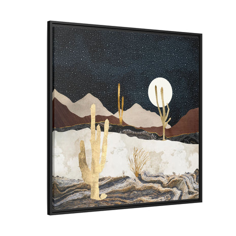 Desert View - Matte Canvas, Framed (Multi-color)