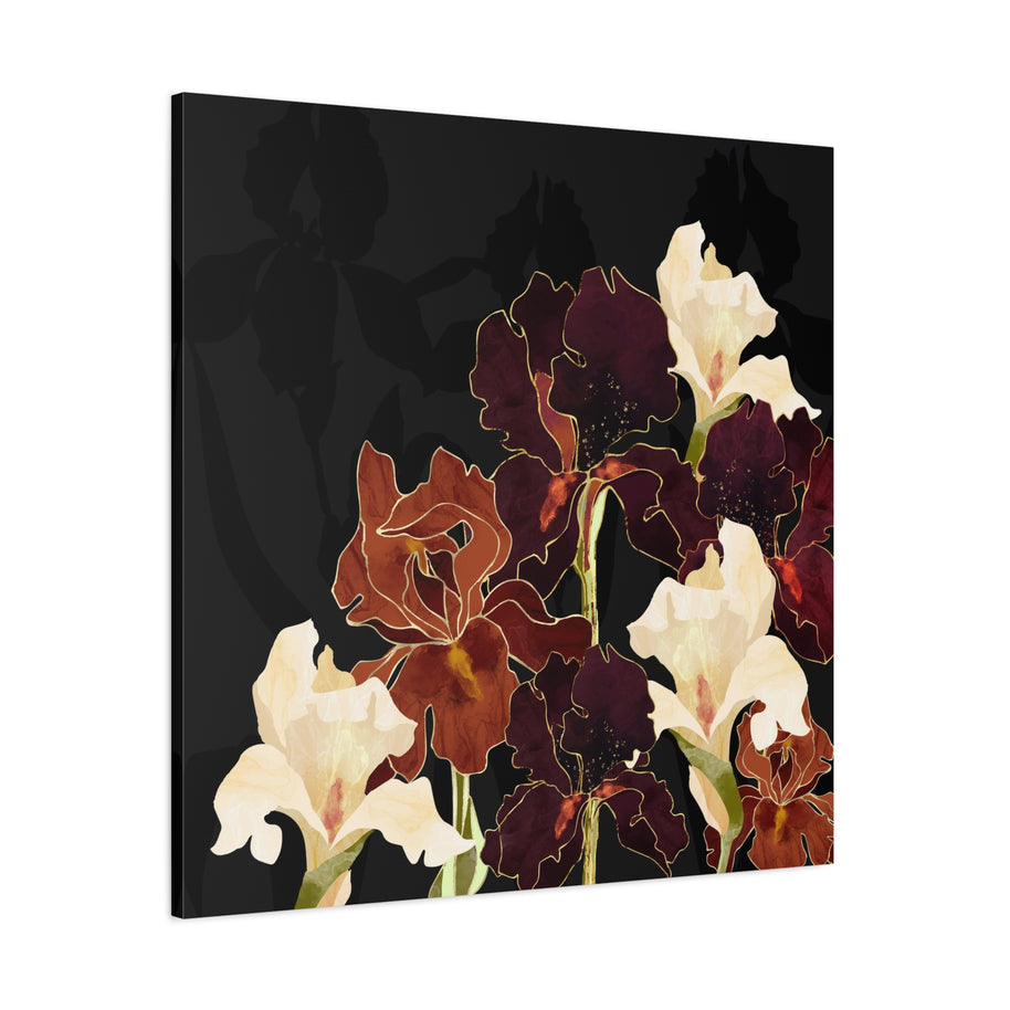 Autumn Iris Matte Canvas, Stretched, No Frame