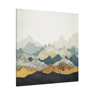 Distant Peaks Matte Canvas, Stretched, No Frame
