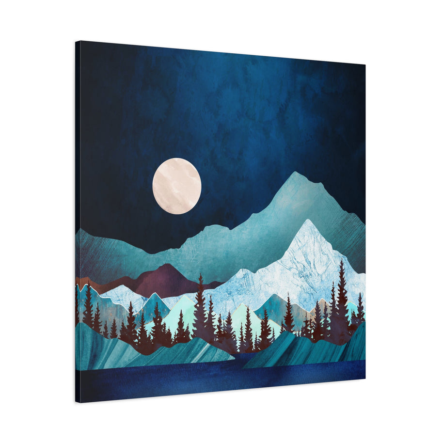 Moon Bay Matte Canvas, Stretched, No Frame