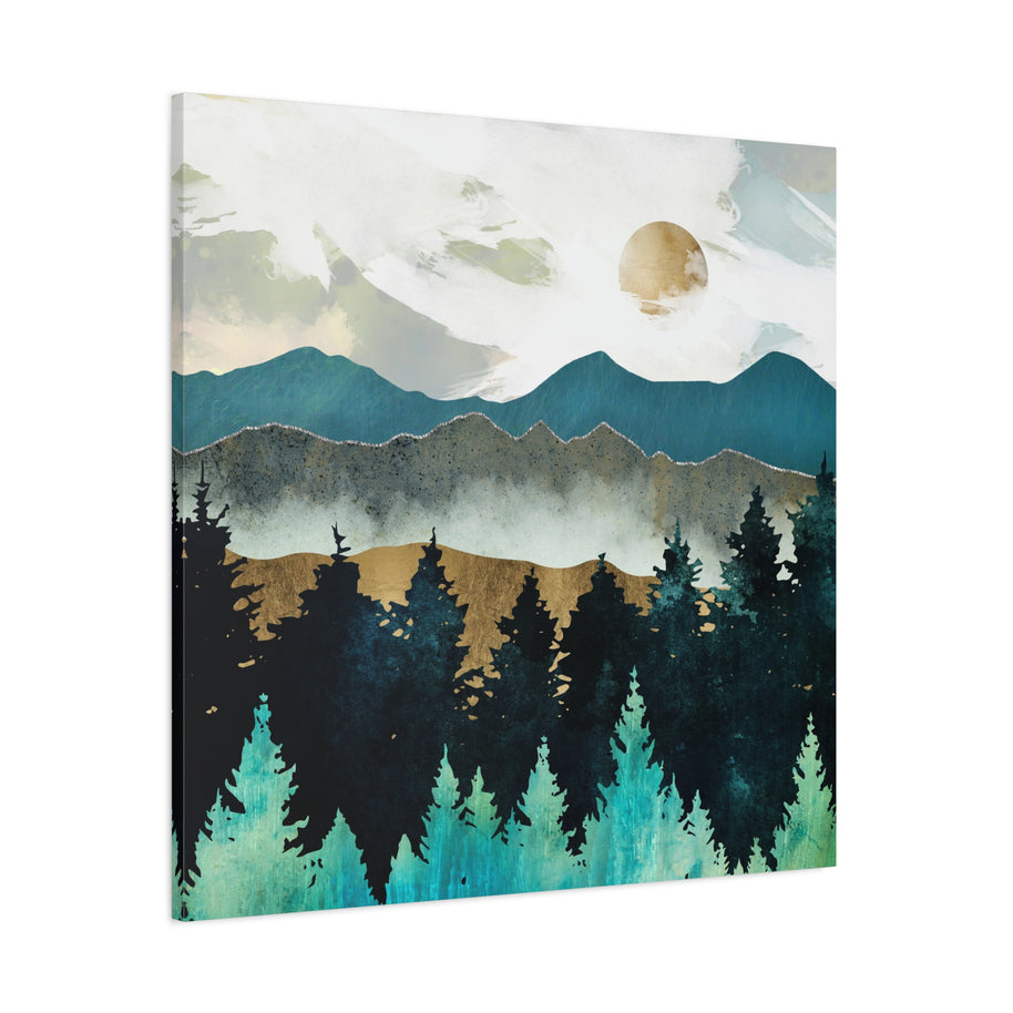 Forest Mist Matte Canvas, Stretched, No Frame