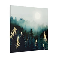 Forest Glow Matte Canvas, Stretched, No Frame