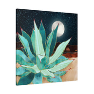 Desert Agave Matte Canvas, Stretched, No Frame