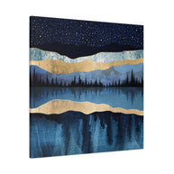 Midnight Lake Matte Canvas, Stretched, No Frame