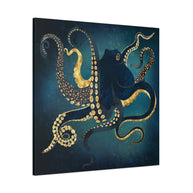 Metallic Octopus IV Matte Canvas, Stretched, No Frame
