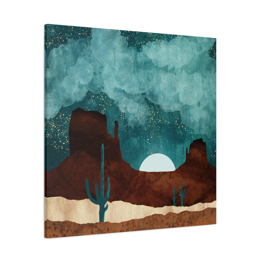 Desert Night Matte Canvas, Stretched, No Frame