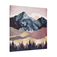 Mauve Vista Matte Canvas, Stretched, No Frame