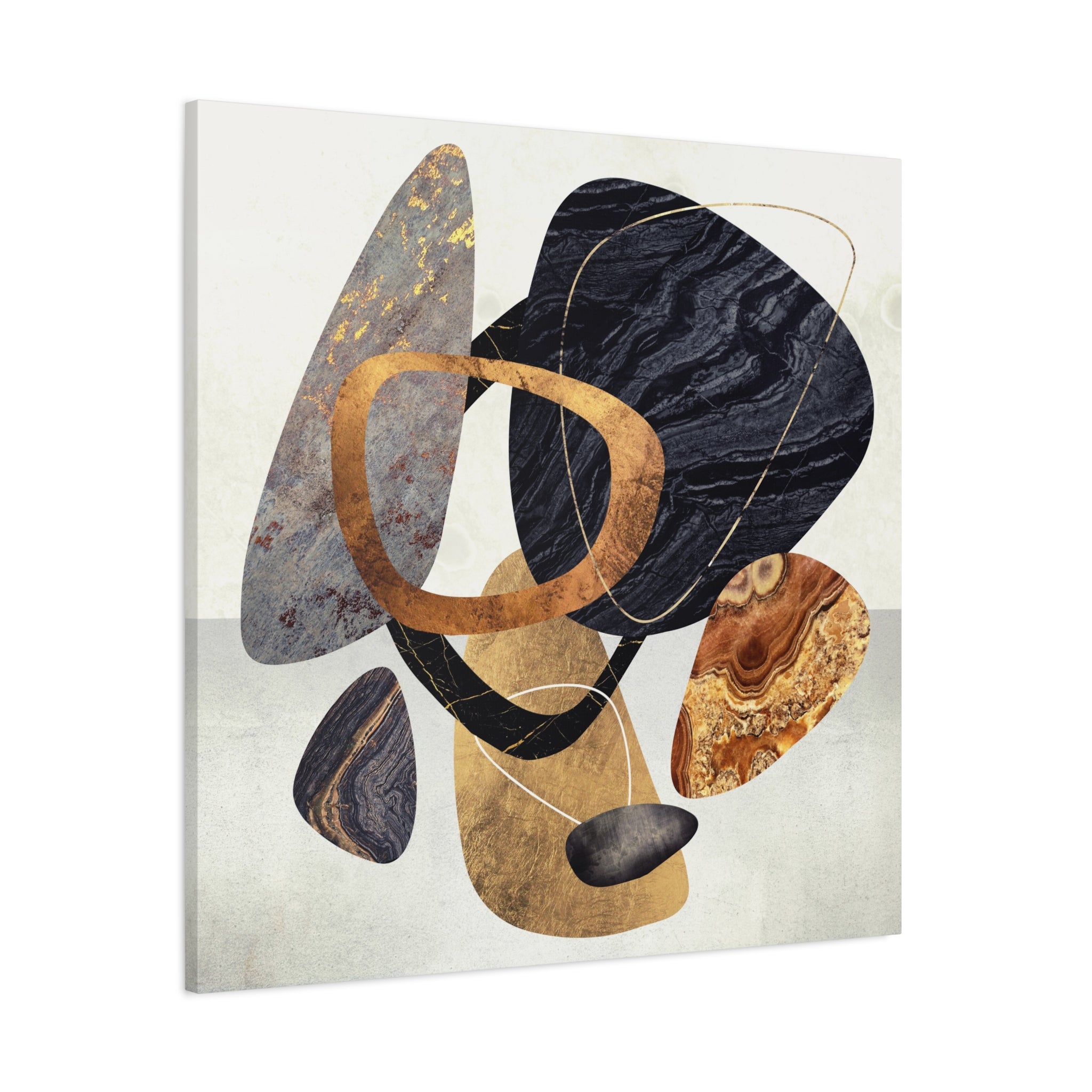 Abstract Pebbles III Matte Canvas, Stretched, No Frame