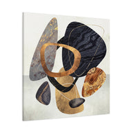 Abstract Pebbles III Matte Canvas, Stretched, No Frame
