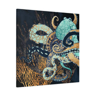 Metallic Octopus II Matte Canvas, Stretched, No Frame
