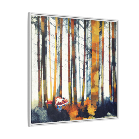 Autumn Hunt - Matte Canvas, Framed (Multi-color)