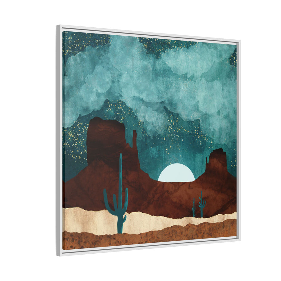Desert Night - Matte Canvas, Framed (Multi-color)