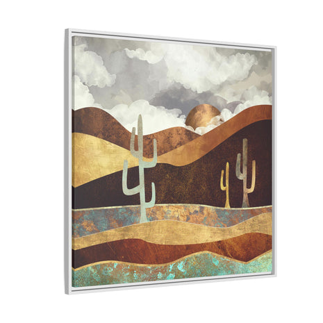 Patina Desert - Matte Canvas, Framed (Multi-color)