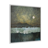 Stars - Matte Canvas, Framed (Multi-color)