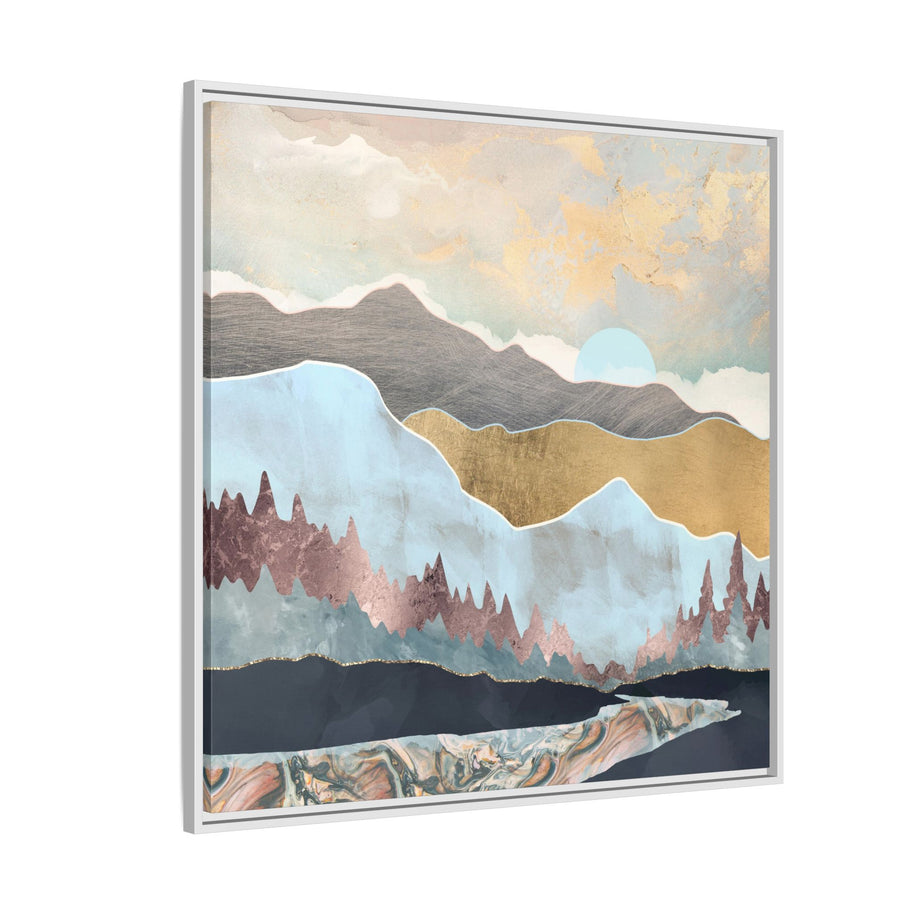 Winter Light - Matte Canvas, Framed (Multi-color)